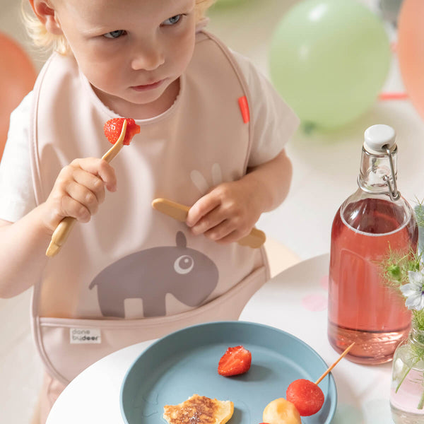 Done By Deer Kiddish Plate - Elphee - Blue