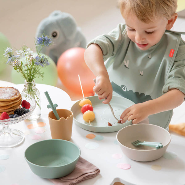 Done By Deer Kiddish Plate - Elphee - Green