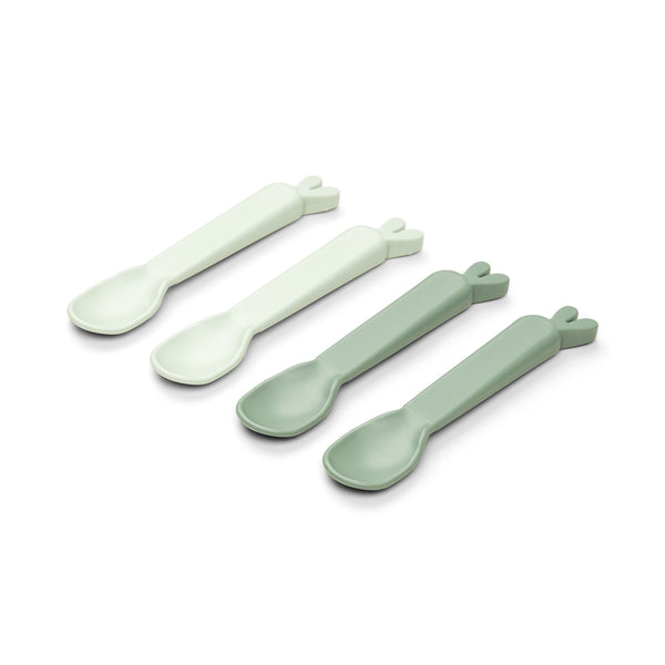 Done By Deer Kiddish Spoon 4-pack - Lalee - Green