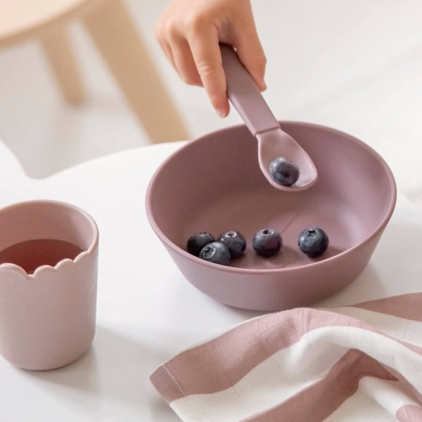Done By Deer Kiddish Spoon 4-pack - Lalee - Sand/Coral
