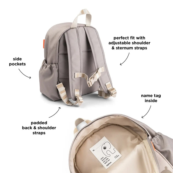 Done By Deer Kids Backpack - Celebration - Sand - 7 5 L
