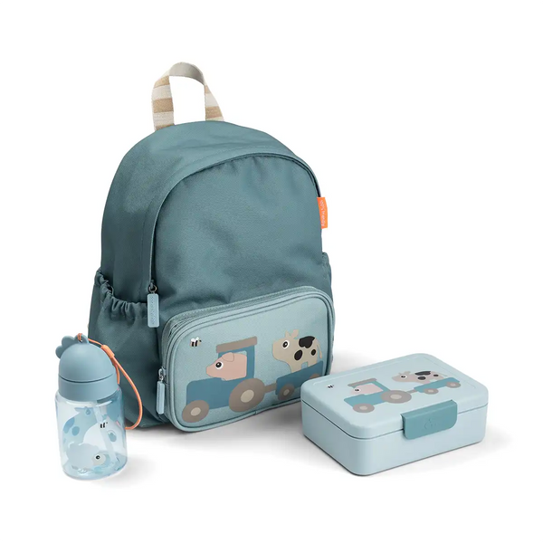 done by deer Kids backpack kit - Tiny farm - Blue