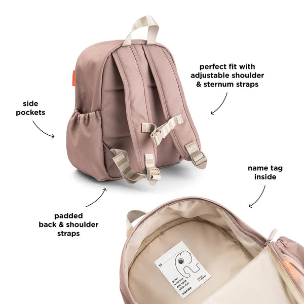 Done By Deer Kids Backpack - Tiny Farm - Powder - 7 5 L