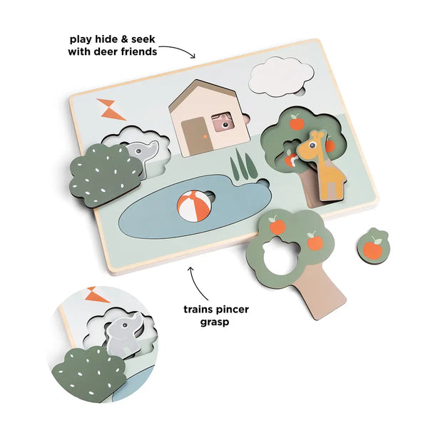 Done By Deer Layer Puzzle - Deer Friends - Colour Mix