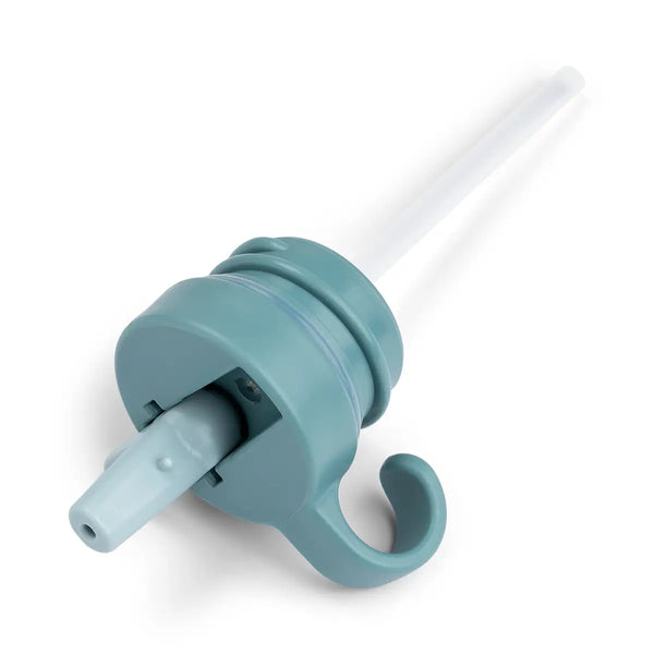 Done By Deer Lid & Straw - Metal Bottle - Elphee - Blue