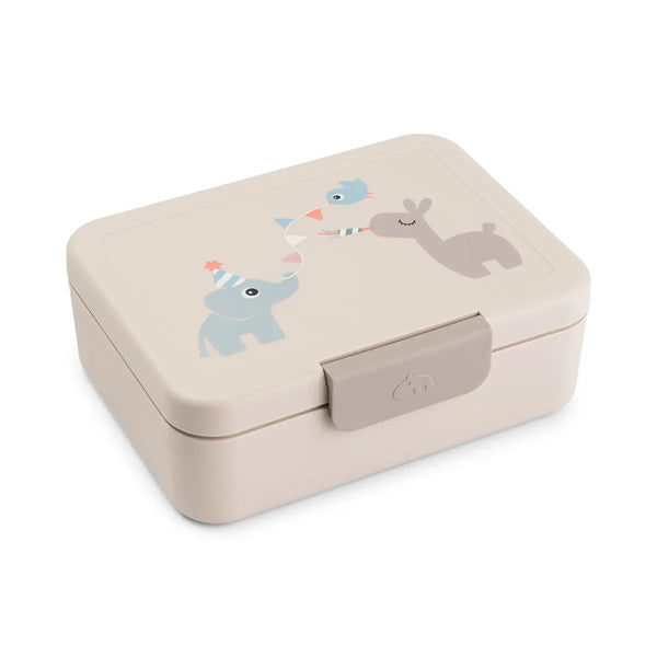 done by deer Lunch box w/divider - Celebration - Sand