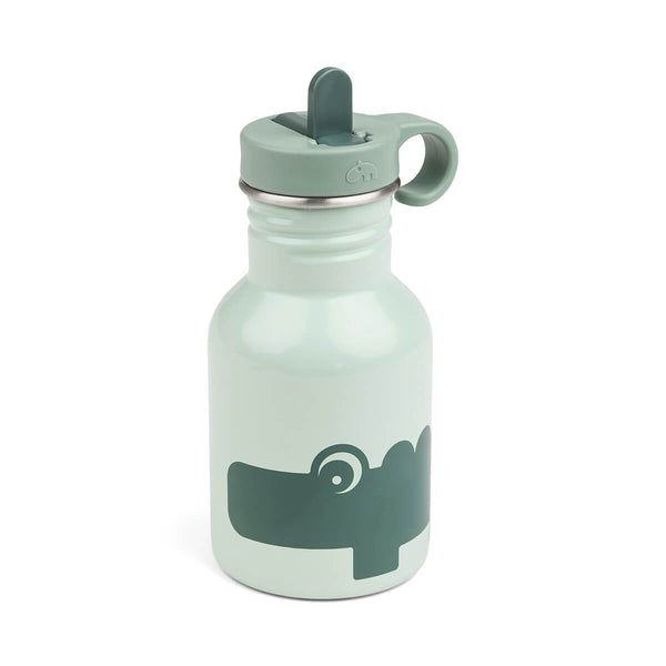 done by deer Metal bottle - Croco - Green - 350 ml