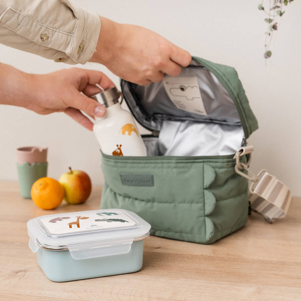 Done By Deer Metal Lunch Box - Deer Friends - Blue