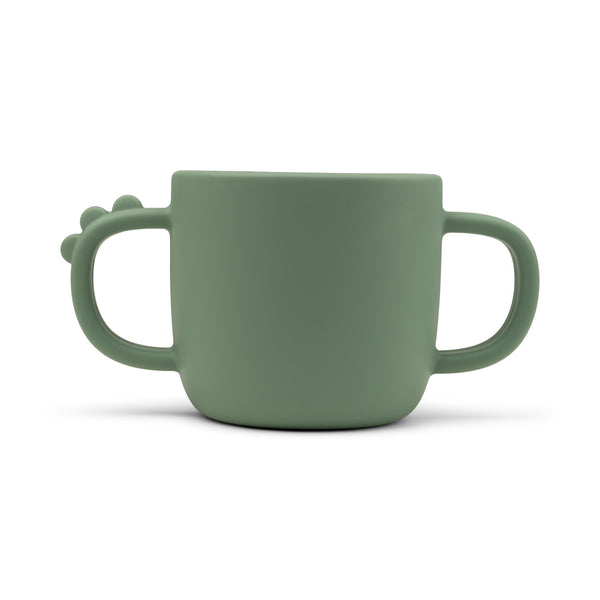 Done By Deer Peekaboo 2-handle Cup - Croco - Green
