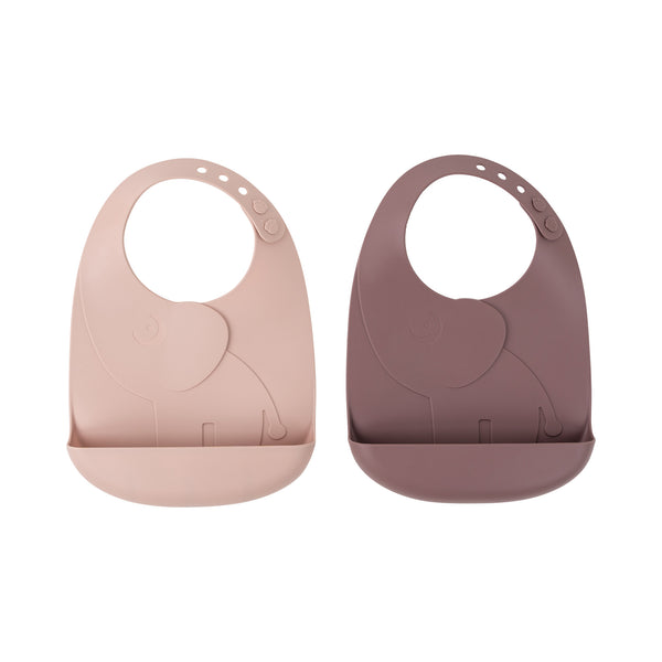 done by deer Peekaboo bib 2-pack - Elphee - Powder