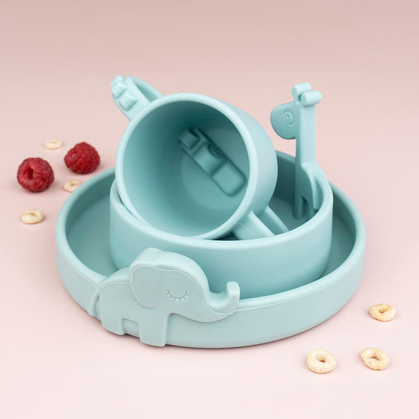 Done By Deer Peekaboo Bowl - Raffi - Blue