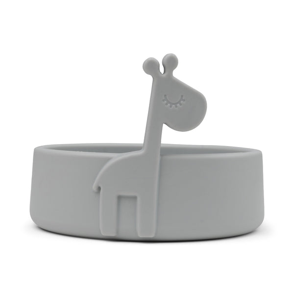 Done By Deer Peekaboo Bowl - Raffi - Grey