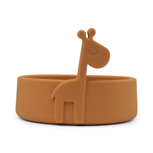 Done By Deer Peekaboo Bowl - Raffi - Mustard