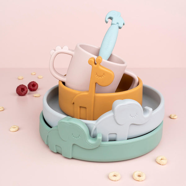 Done By Deer Peekaboo Bowl - Raffi - Mustard