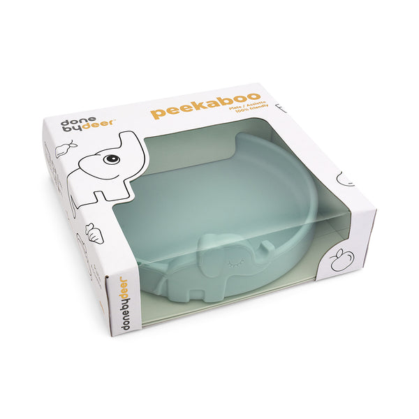 Done By Deer Peekaboo Plate - Elphee - Blue