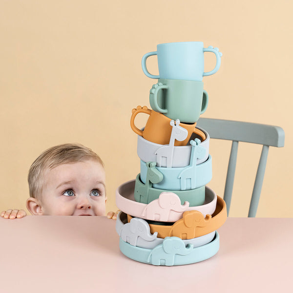 Done By Deer Peekaboo Plate - Elphee - Mustard