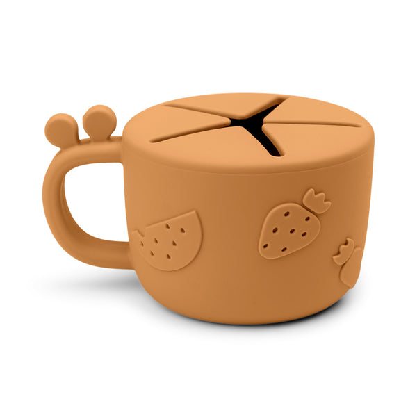 Done By Deer Peekaboo Snack Cup - Raffi - Mustard