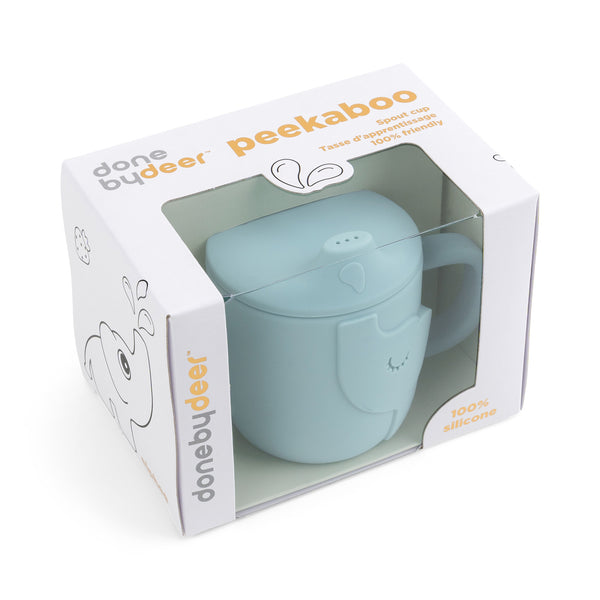 Done By Deer Peekaboo Spout Cup - Elphee - Blue