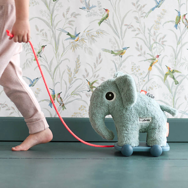 Done By Deer Pull Along 2-in-1 Toy - Elphee - Blue