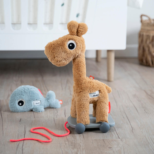 Done By Deer Pull Along 2-in-1 Toy - Raffi - Mustard