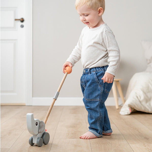 Done By Deer Push Along - Elphee - Grey