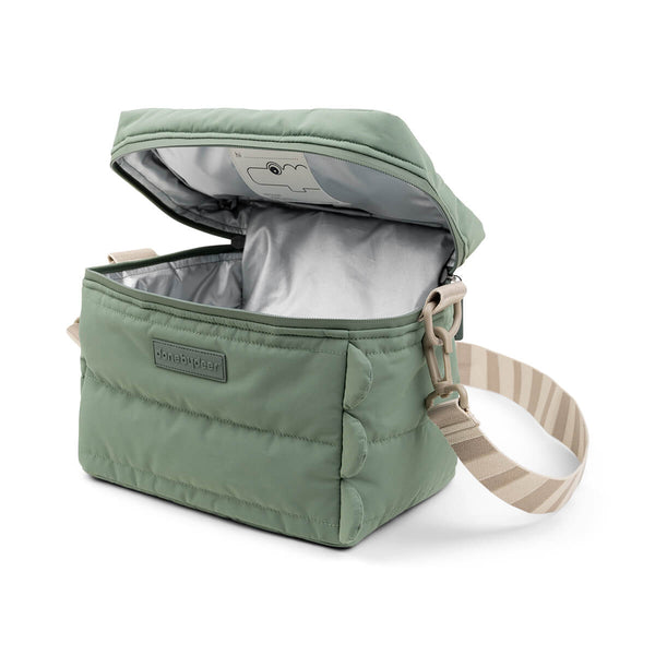 Done By Deer Quilted Insulation Bag - Croco - Green