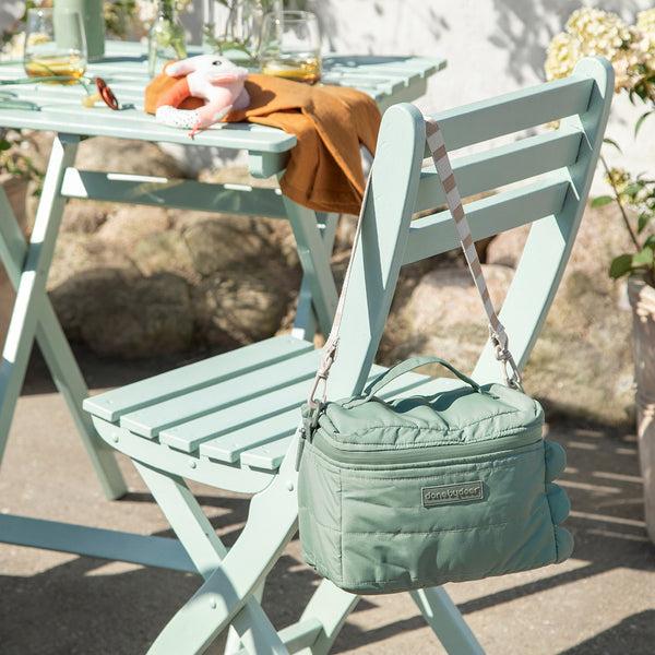 Done By Deer Quilted Insulation Bag - Croco - Papaya