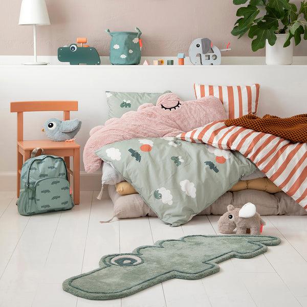 Done By Deer Rug - Croco - Powder