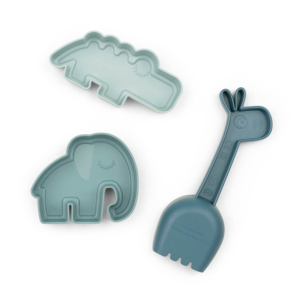 Done By Deer Sand Play Set 3 Pcs - Deer Friends - Blue