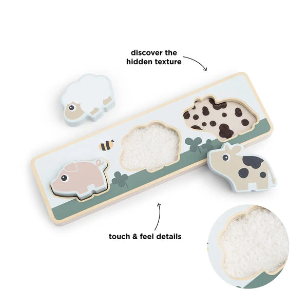 Done By Deer Sensory Puzzle - Tiny Farm - Colour Mix