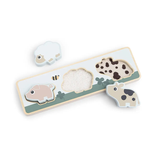 done by deer Sensory puzzle - Tiny farm - Colour mix