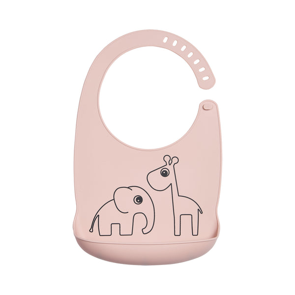 done by deer Silicone bib - Deer friends - Powder