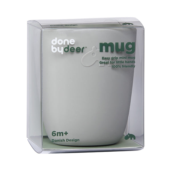 Done By Deer Silicone Mini Mug - Grey