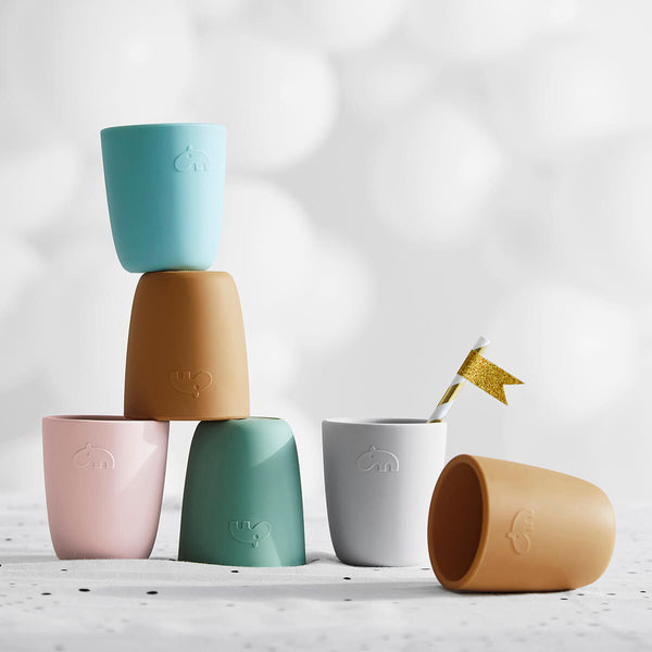 Done By Deer Silicone Mini Mug - Grey