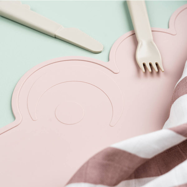 Done By Deer Silicone Placemat - Croco - Powder