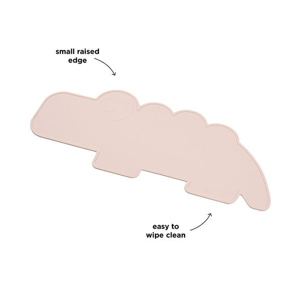 Done By Deer Silicone Placemat - Croco - Powder