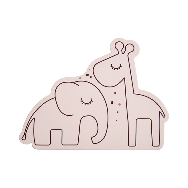 done by deer Silicone placemat - Dreamy dots - Powder