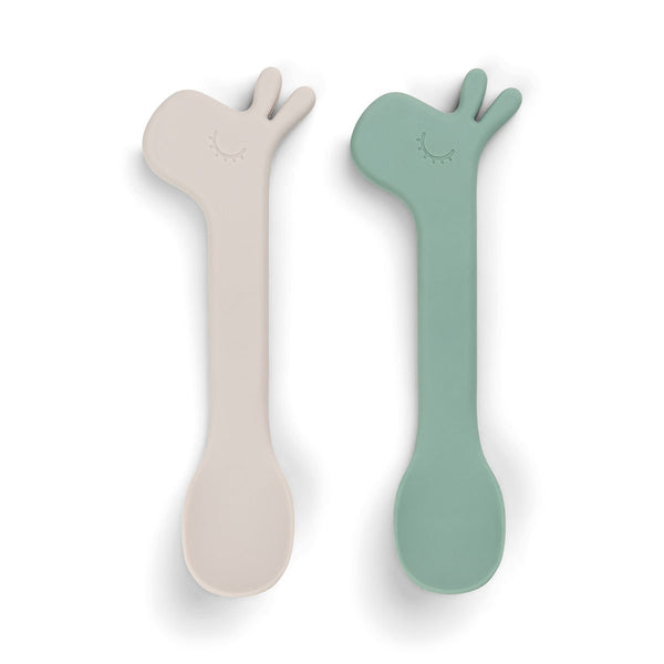 done by deer Silicone spoon 2-pack - Lalee - Green