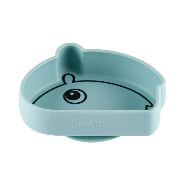 Done By Deer Silicone Stick & Stay Bowl - Ozzo - Blue