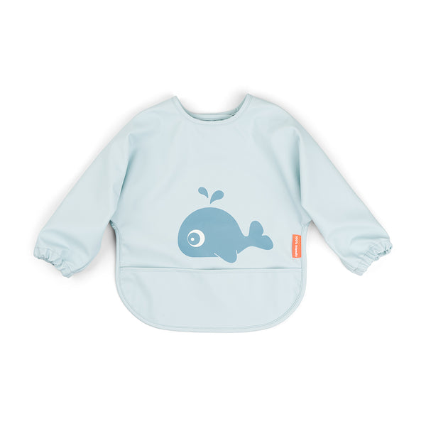 done by deer Sleeved pocket bib - Wally - Blue