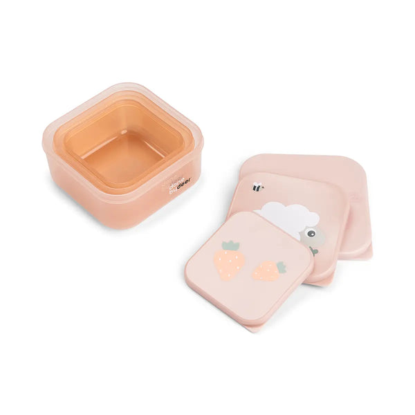 Done By Deer Snack Box Set 3 Pcs - Tiny Farm - Powder