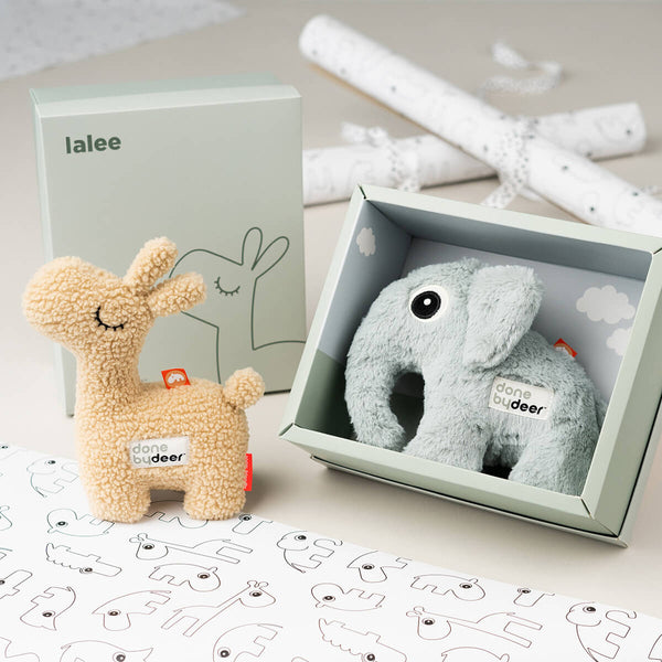 Done By Deer Soft Toy Gift Box - Lalee - Sand