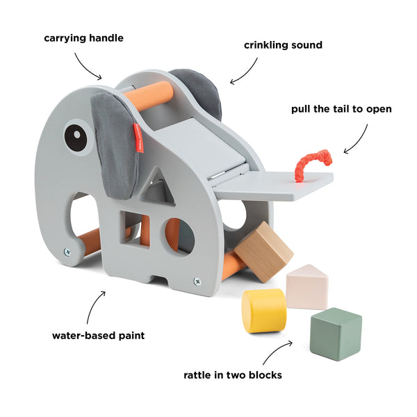 Done By Deer Sorting Box - Elphee - Grey