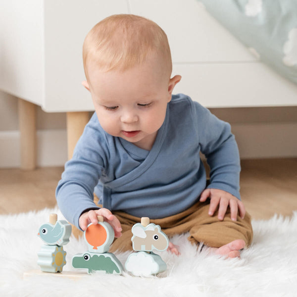 Done By Deer Stacking Toy - Happy Clouds - Colour Mix