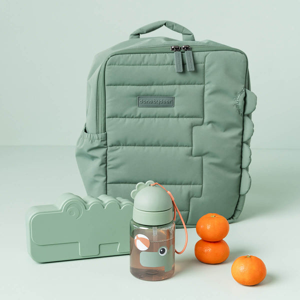 Done By Deer Straw Bottle - Playground - Green - 280 Ml