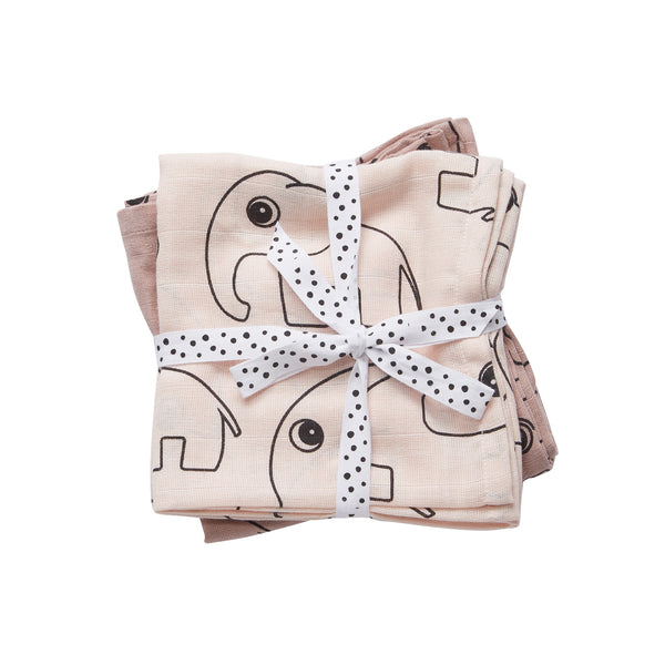 done by deer Swaddle 2-pack - Contour - Powder