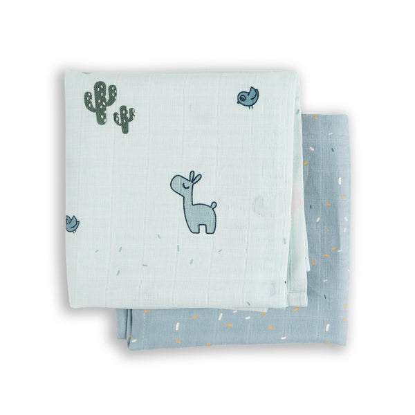 Done By Deer Swaddle 2-pack - Lalee - Blue