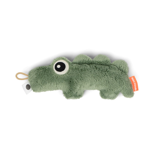 done by deer Tiny sensory rattle - Croco - Green