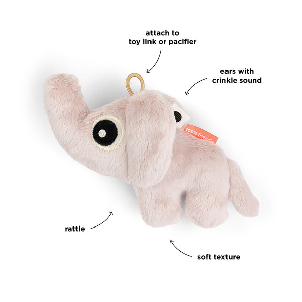 Done By Deer Tiny Sensory Rattle - Elphee - Powder