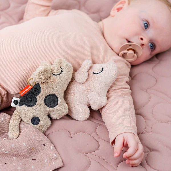 Done By Deer Tiny Sensory Rattle - Pigee - Powder